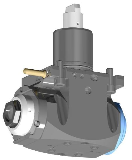 BMT 55, angled tool holder, with 80 bar internal cooling NAKAMURA