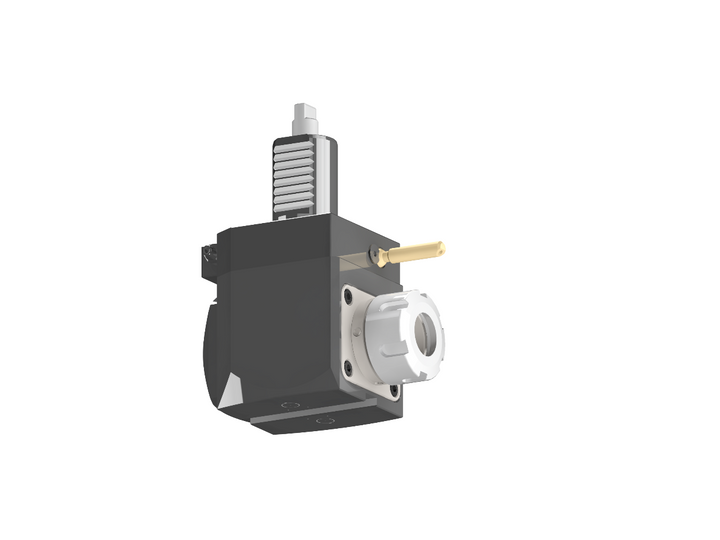 RG Tools VDI 30, winkliger Werkzeughalter, Kupplung DIN 1809, ohne Innenkühlung RGX1-30/221-25/1.1-55