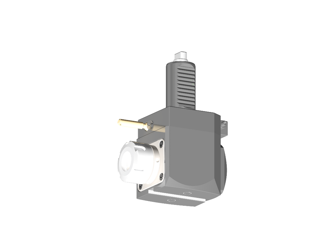 RG Tools VDI 30, winkliger Werkzeughalter, Kupplung flach(~DIN 1809), ohne Innenkühlung RGX1-30/221-25/1.2-55B
