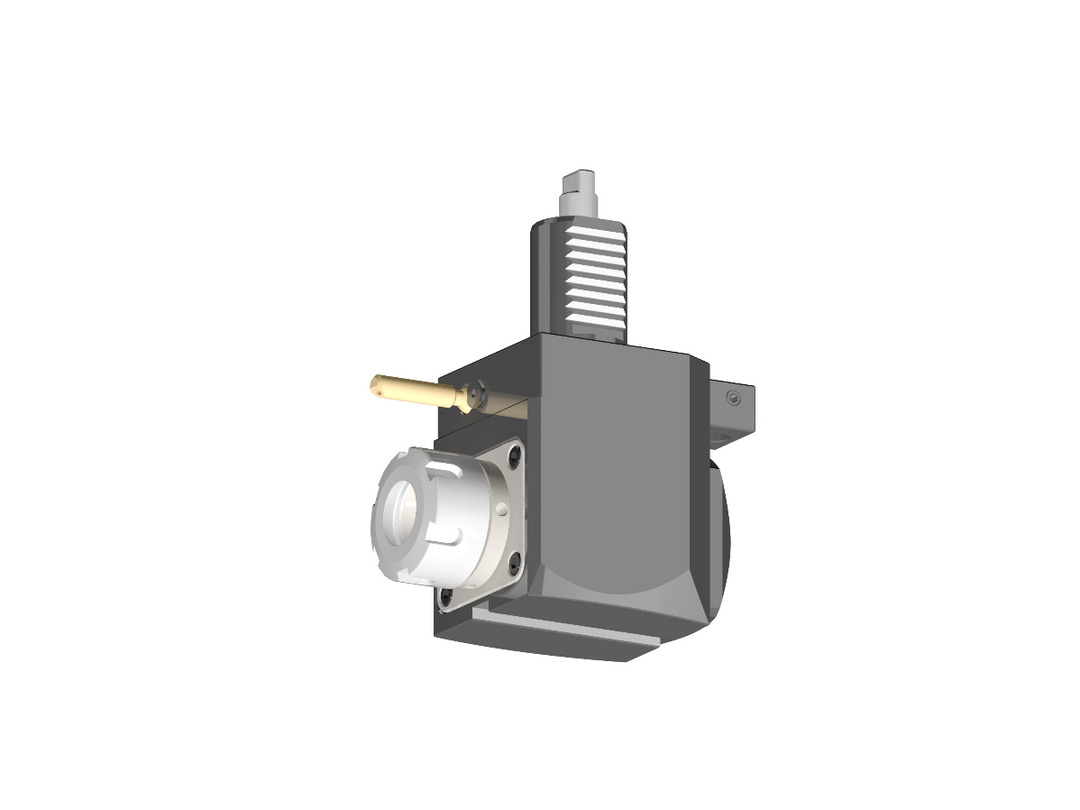 RG Tools VDI 30, winkliger Werkzeughalter, Kupplung DIN 1809, ohne Innenkühlung RGX1-30/221-25/1.2-55C
