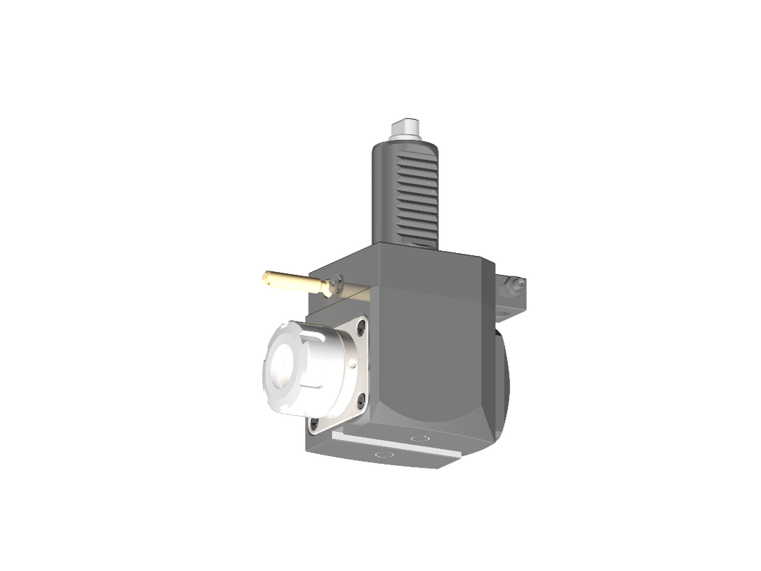RG Tools VDI 30, winkliger Werkzeughalter, Kupplung flach(~DIN 1809), ohne Innenkühlung RGX1-30/221-25/1.2-55D