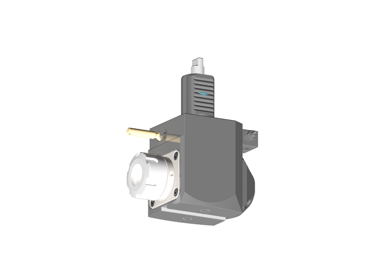 RG Tools VDI 30, winkliger Werkzeughalter, Kupplung flach(~DIN 1809), mit Innenkühlung RGX1-30/221-25/2.2-55D