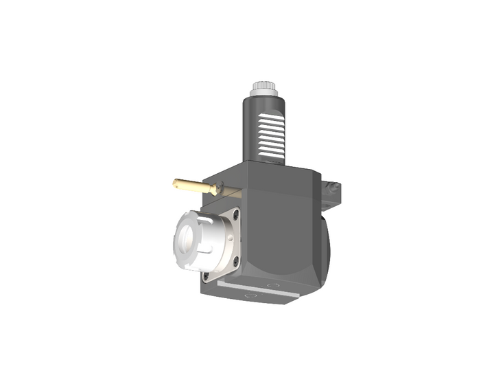 RG Tools VDI 30, winkliger Werkzeughalter, Kupplung DIN 5480, ohne Innenkühlung RGX1-30/231-25/1.2-55