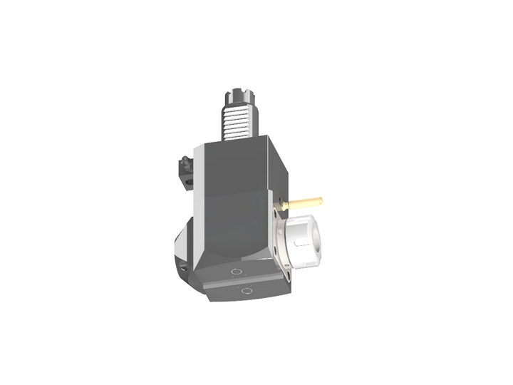 RG Tools VDI 30, winkliger Werkzeughalter, Kupplung TOEM, mit Innenkühlung RGX1-30/241-25/2.1-85