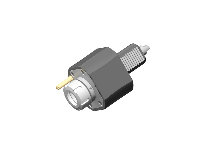 RG Tools VDI 40, gerader Werkzeughalter, Kupplung DIN 1809, ohne Innenkühlung, kurz RGX1-40/121-32/1S