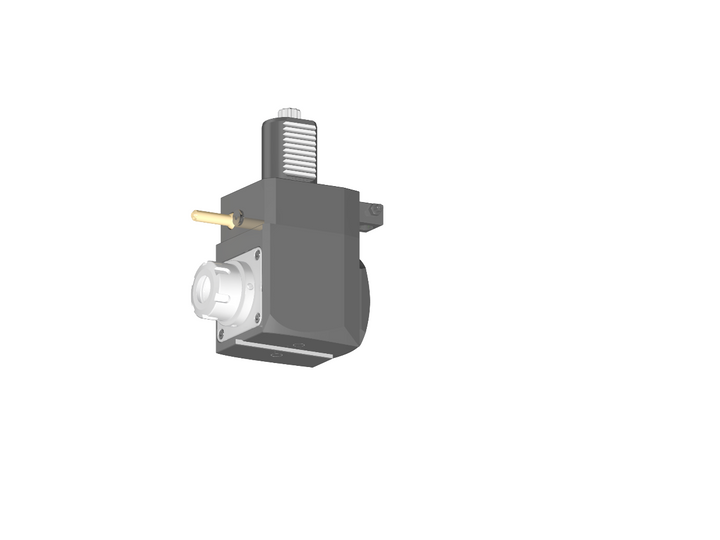 RG Tools VDI 40, winkliger Werkzeughalter, Kupplung DIN 5482, ohne Innenkühlung RGX1-40/211-25/1.2-80