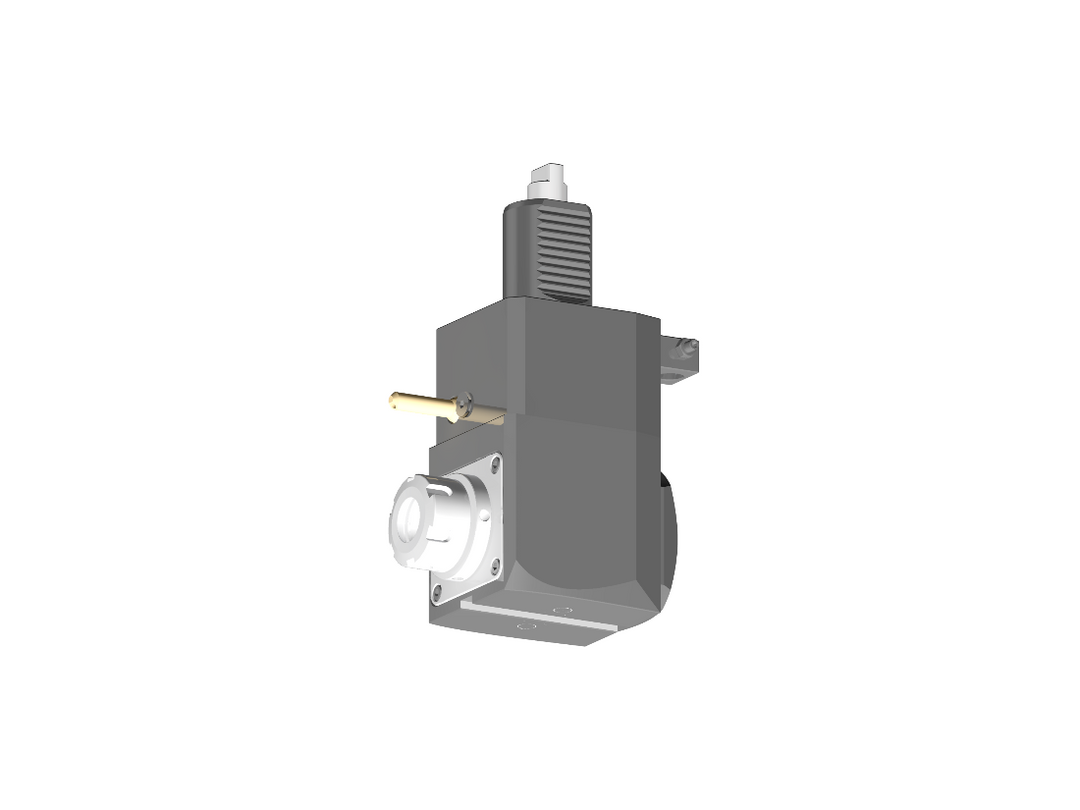 RG Tools VDI 40, winkliger Werkzeughalter, Kupplung DIN 1809, ohne Innenkühlung RGX1-40/221-25/1.2-100