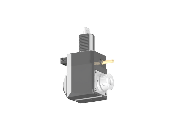 RG Tools VDI 40, winkliger Werkzeughalter, Kupplung DIN 1809, mit Innenkühlung RGX1-40/221-25/2.1-80