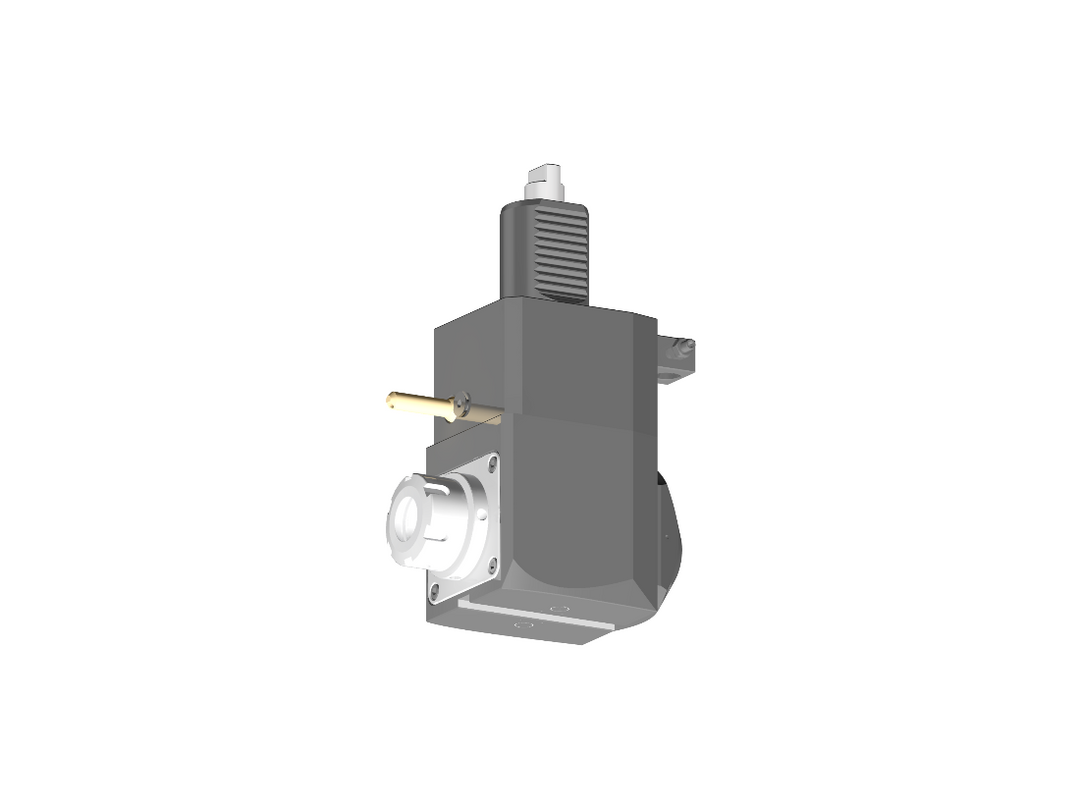 RG Tools VDI 40, winkliger Werkzeughalter, Kupplung DIN 1809, mit Innenkühlung RGX1-40/221-25/2.2-100