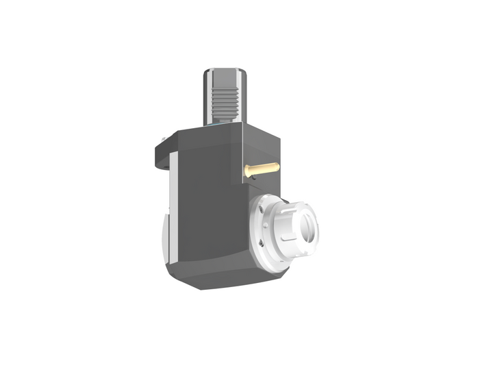 RG Tools VDI 40, winkliger Werkzeughalter, Kupplung flach(~DIN 1809), ohne Innenkühlung RGX1-40/221-32/1.1-100MZ1