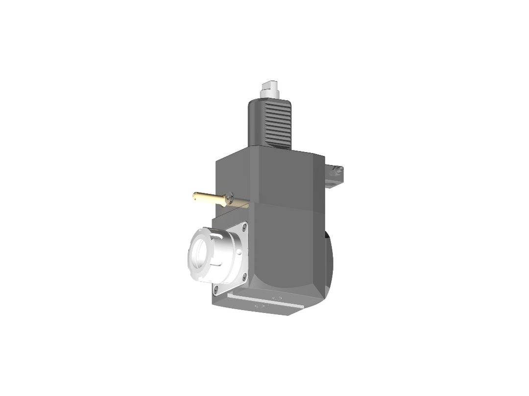 RG Tools VDI 40, winkliger Werkzeughalter, Kupplung DIN 1809, ohne Innenkühlung RGX1-40/221-32/1.2-100