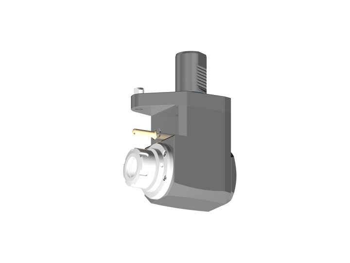 RG Tools VDI 40, winkliger Werkzeughalter, Kupplung flach(~DIN 1809), ohne Innenkühlung RGX1-40/221-32/1.2-100MZ1