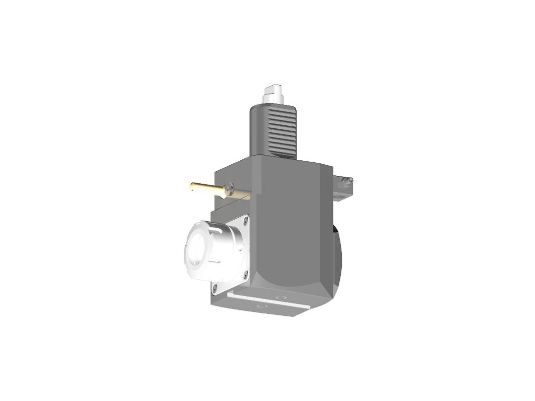 RG Tools VDI 40, winkliger Werkzeughalter, Kupplung DIN 1809, ohne Innenkühlung RGX1-40/221-32/1.2-80