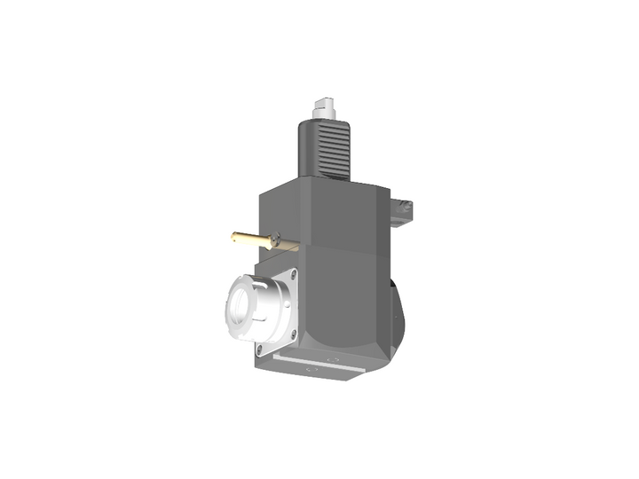 RG Tools VDI 40, winkliger Werkzeughalter, Kupplung DIN 1809, mit Innenkühlung RGX1-40/221-32/2.2-100