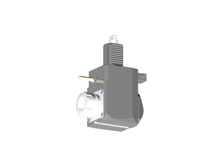 RG Tools VDI 40, winkliger Werkzeughalter, Kupplung DIN 1809, mit Innenkühlung RGX1-40/221-32/2.2-80
