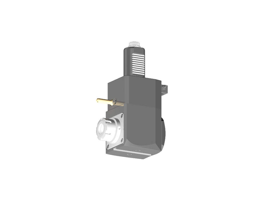 RG Tools VDI 40, winkliger Werkzeughalter, Kupplung DIN 5480, ohne Innenkühlung RGX1-40/231-25/1.2-100