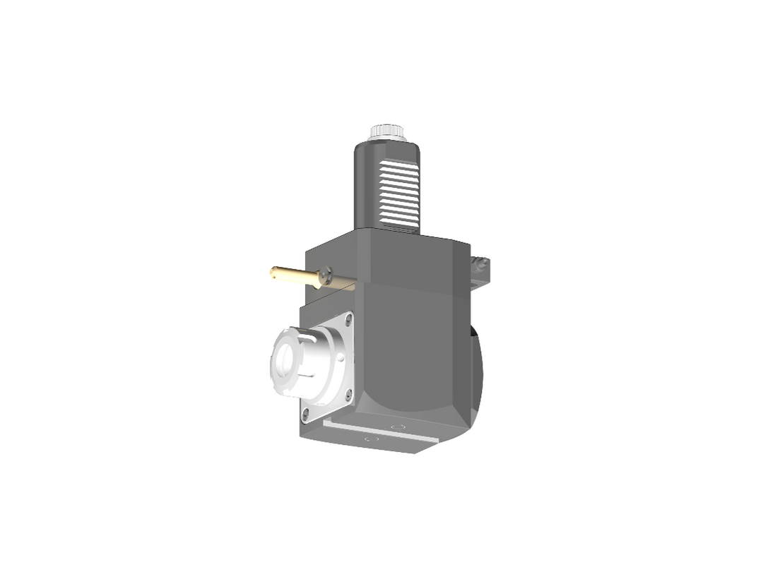 RG Tools VDI 40, winkliger Werkzeughalter, Kupplung DIN 5480, ohne Innenkühlung RGX1-40/231-25/1.2-80
