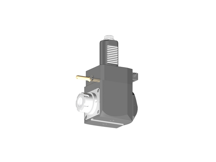 RG Tools VDI 40, winkliger Werkzeughalter, Kupplung DIN 5480, mit Innenkühlung RGX1-40/231-25/2.2-80