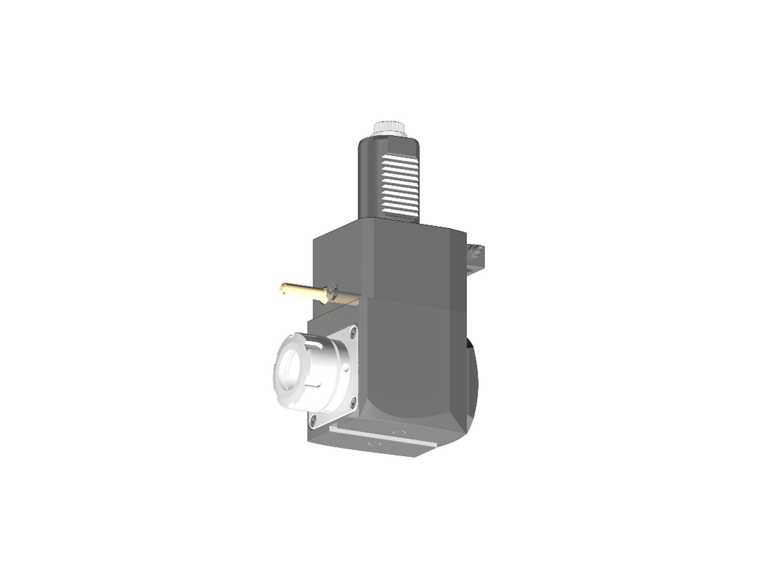 RG Tools VDI 40, winkliger Werkzeughalter, Kupplung DIN 5480, ohne Innenkühlung RGX1-40/231-32/1.2-100