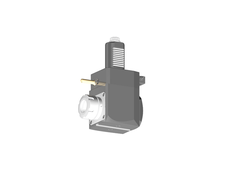 RG Tools VDI 40, winkliger Werkzeughalter, Kupplung DIN 5480, ohne Innenkühlung RGX1-40/231-32/1.2-80