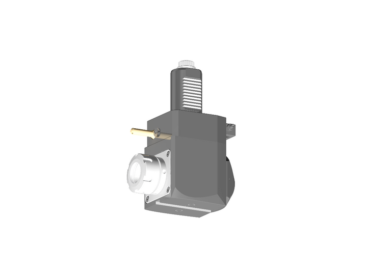 RG Tools VDI 40, winkliger Werkzeughalter, Kupplung DIN 5480, mit Innenkühlung RGX1-40/231-32/2.2-80
