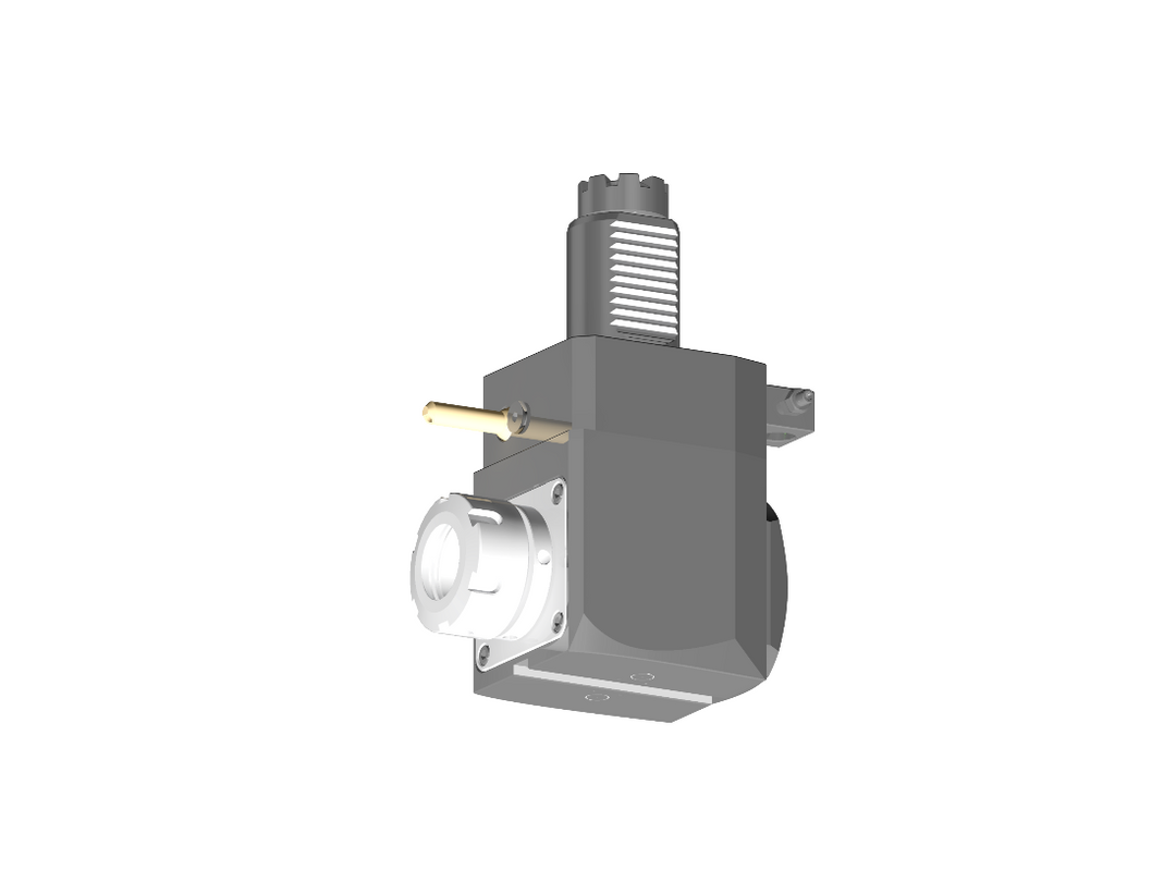 RG Tools VDI 40, winkliger Werkzeughalter, Kupplung TOEM, ohne Innenkühlung RGX1-40/241-32/1.2-80