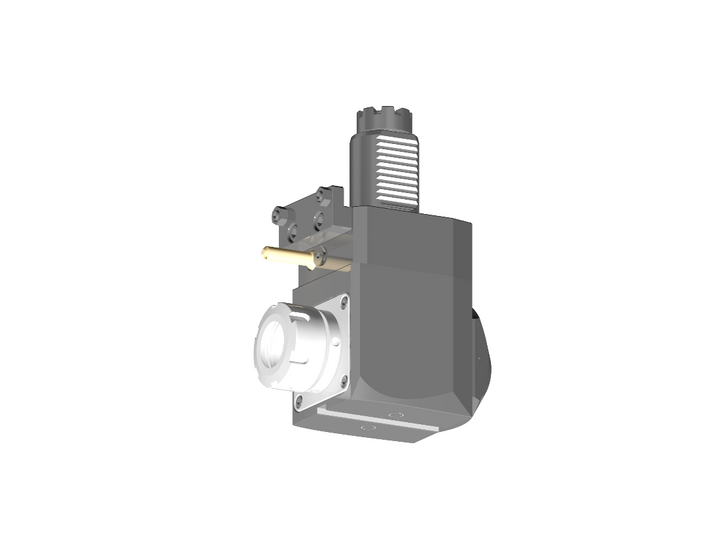 RG Tools VDI 40, winkliger Werkzeughalter, Kupplung TOEM, mit Innenkühlung RGX1-40/241-32/2.2-80D