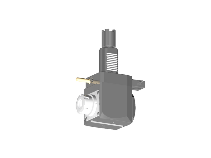 RG Tools VDI 40, winkliger Werkzeughalter, Kupplung HAAS, ohne Innenkühlung RGX1-40/251-25/1.2-69A