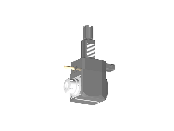 RG Tools VDI 40, winkliger Werkzeughalter, Kupplung HAAS, ohne Innenkühlung RGX1-40/251-25/1.2-80A