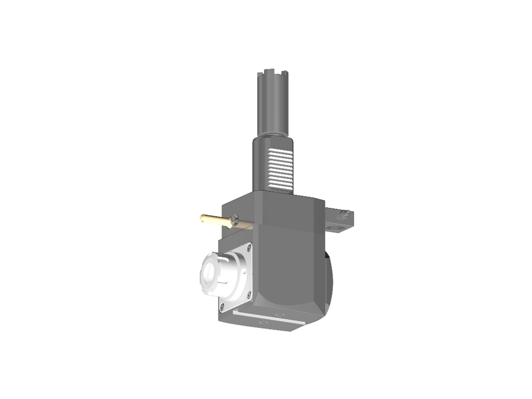 RG Tools VDI 40, winkliger Werkzeughalter, Kupplung HAAS, ohne Innenkühlung RGX1-40/251-25/1.2-80C