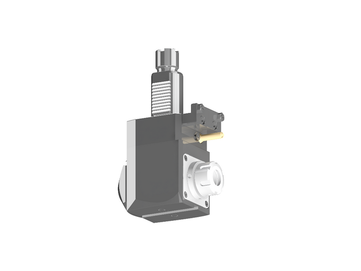 RG Tools VDI 40, winkliger Werkzeughalter, Kupplung Okuma, mit Innenkühlung RGX1-40/251-25/2.1-80JD