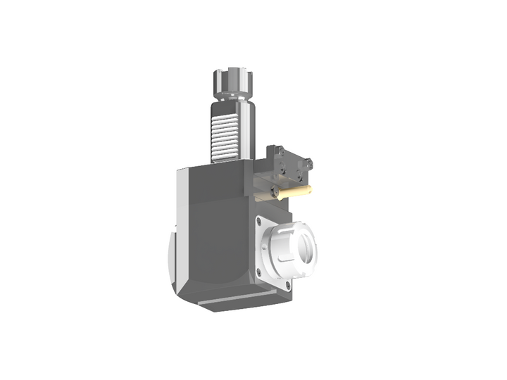 RG Tools VDI 40, winkliger Werkzeughalter, Kupplung Okuma Ø35, ohne Innenkühlung RGX1-40/251-32/1.1-80JC