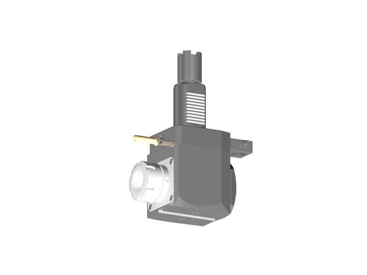 RG Tools VDI 40, winkliger Werkzeughalter, Kupplung HAAS, ohne Innenkühlung RGX1-40/251-32/1.2-69A