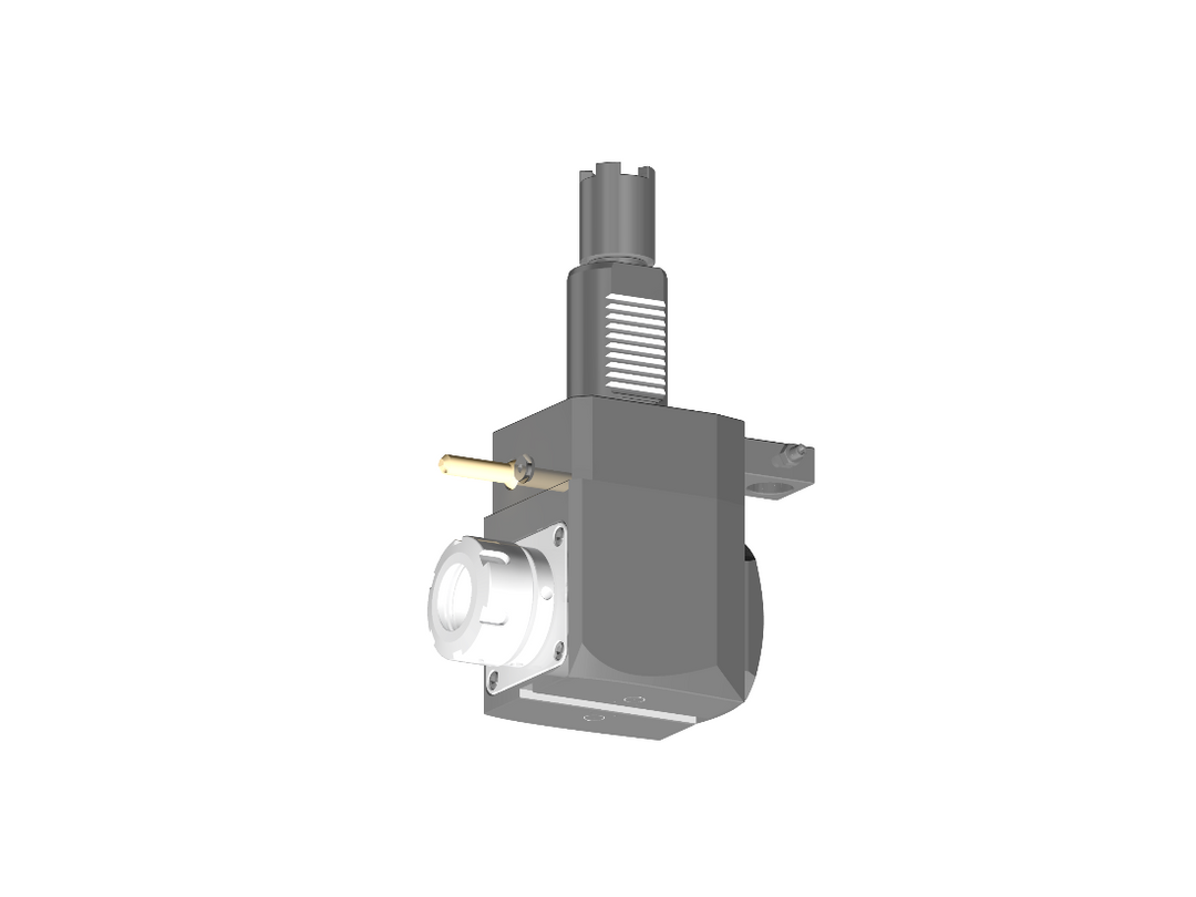 RG Tools VDI 40, winkliger Werkzeughalter, Kupplung HAAS, ohne Innenkühlung RGX1-40/251-32/1.2-80A