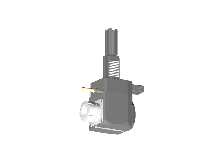 RG Tools VDI 40, winkliger Werkzeughalter, Kupplung HAAS, ohne Innenkühlung RGX1-40/251-32/1.2-80C