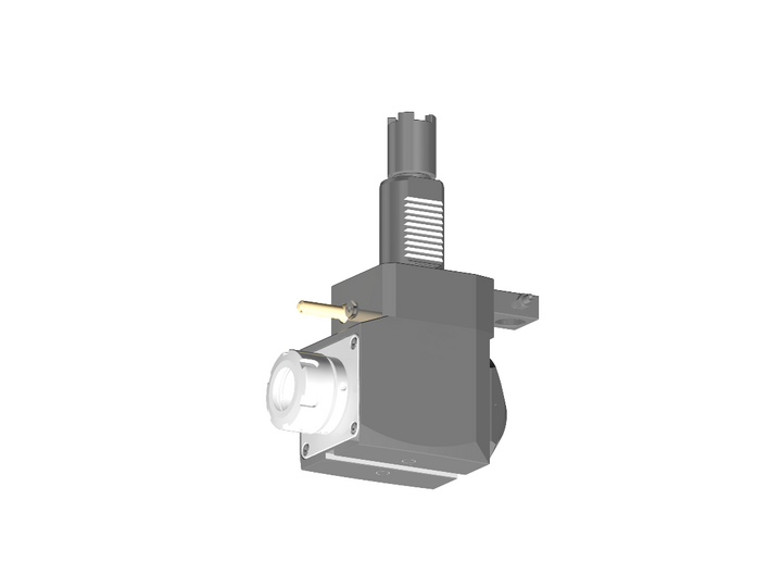 RG Tools VDI 40, winkliger Werkzeughalter, Kupplung HAAS, mit Innenkühlung, gleiche Richtung RGX1-40/251-32/2.2-80AS