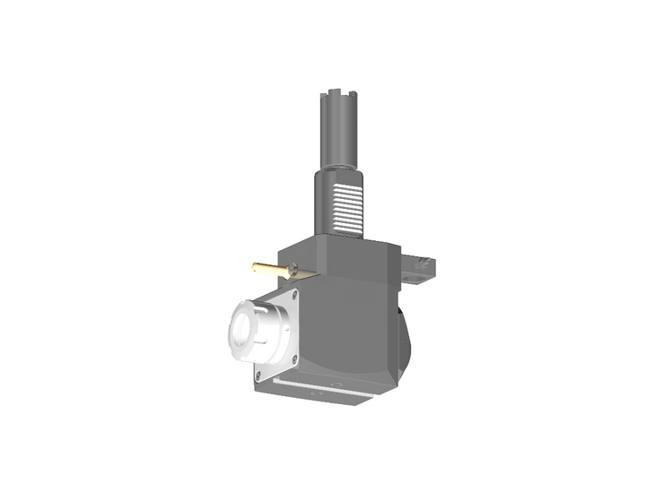 RG Tools VDI 40, winkliger Werkzeughalter, Kupplung HAAS, mit Innenkühlung, gleiche Richtung RGX1-40/251-32/2.2-80CS