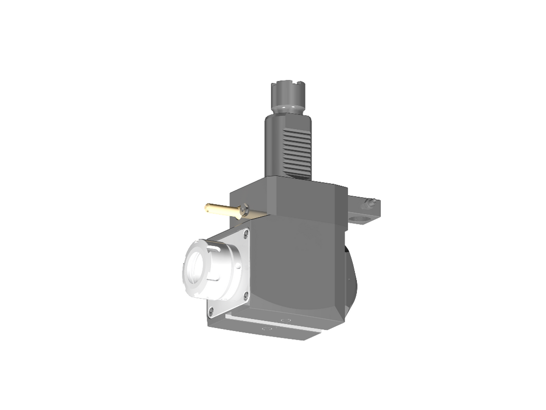 RG Tools VDI 40, winkliger Werkzeughalter, Kupplung Okuma, mit Innenkühlung, gleiche Richtung RGX1-40/251-32/2.2-80JAS