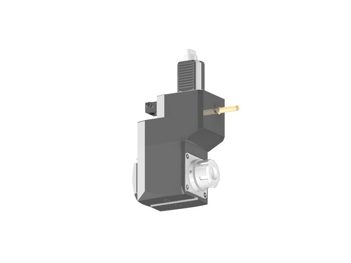 RG Tools VDI 40, winkliger + versetzter Werkzeughalter, Kupplung DIN 1809, ohne Innenkühlung RGX1-40/421-25/1.1-120