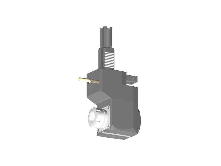 RG Tools VDI 40, winkliger + versetzter Werkzeughalter, Kupplung HAAS, ohne Innenkühlung RGX1-40/451-32/1.2-120B