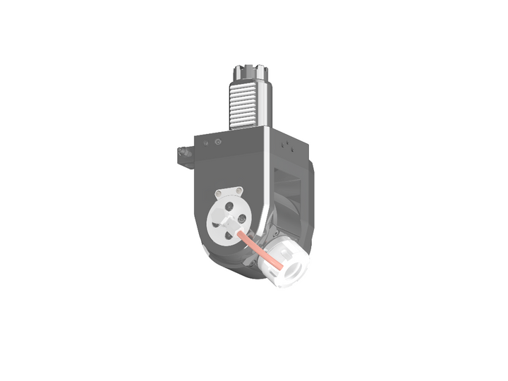 RG Tools VDI 40, winkelverstellbarer Werkzeughalter, Kupplung TOEM, mit Innenkühlung RGX1-40/541-25/2
