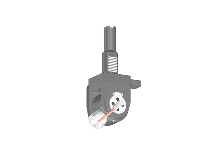 RG Tools VDI 40, winkelverstellbarer Werkzeughalter, Kupplung HAAS, ohne Innenkühlung RGX1-40/551-25/1C