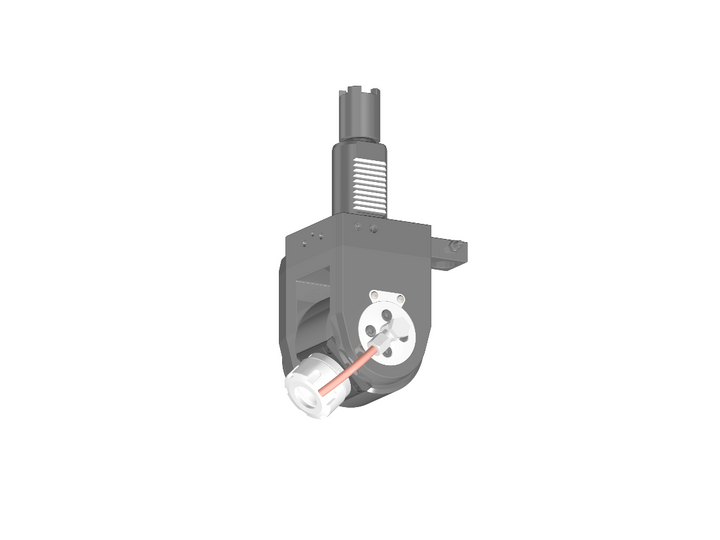RG Tools VDI 40, winkelverstellbarer Werkzeughalter, Kupplung HAAS, mit Innenkühlung RGX1-40/551-25/2A