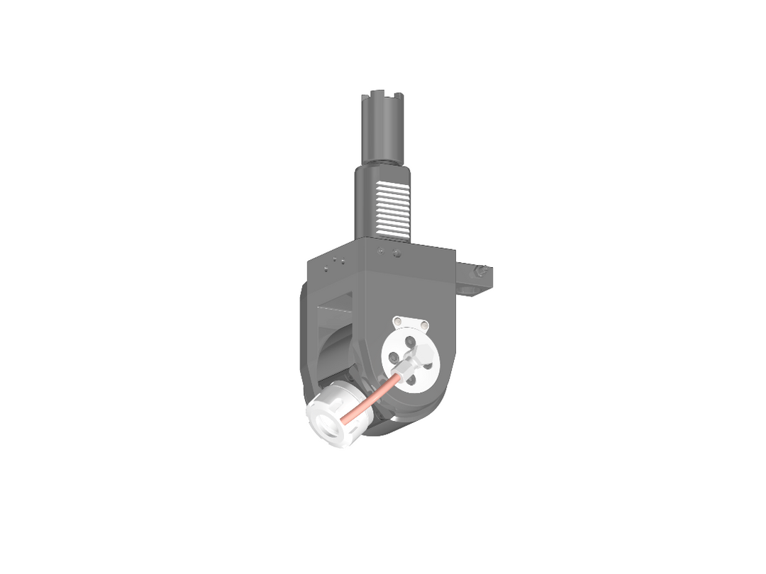 RG Tools VDI 40, winkelverstellbarer Werkzeughalter, Kupplung HAAS, mit Innenkühlung RGX1-40/551-25/2B