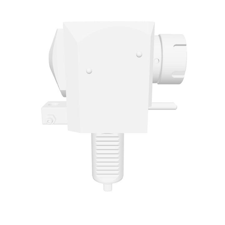 VDI 30, angled tool holder, flat coupling (~DIN 1809), without internal cooling
