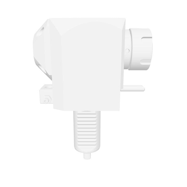 VDI 30, angled tool holder, flat coupling (~DIN 1809), with internal cooling