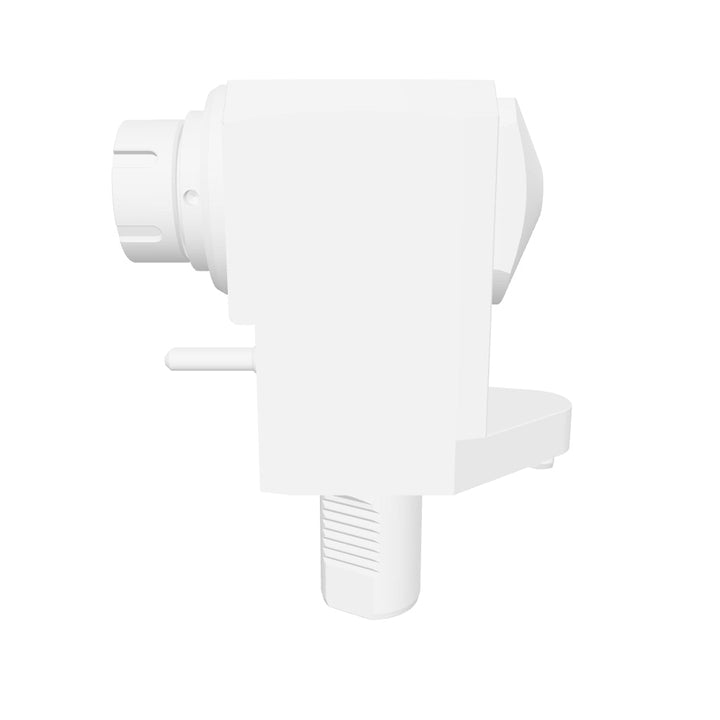 VDI 40, angled tool holder, flat coupling (~DIN 1809), without internal cooling