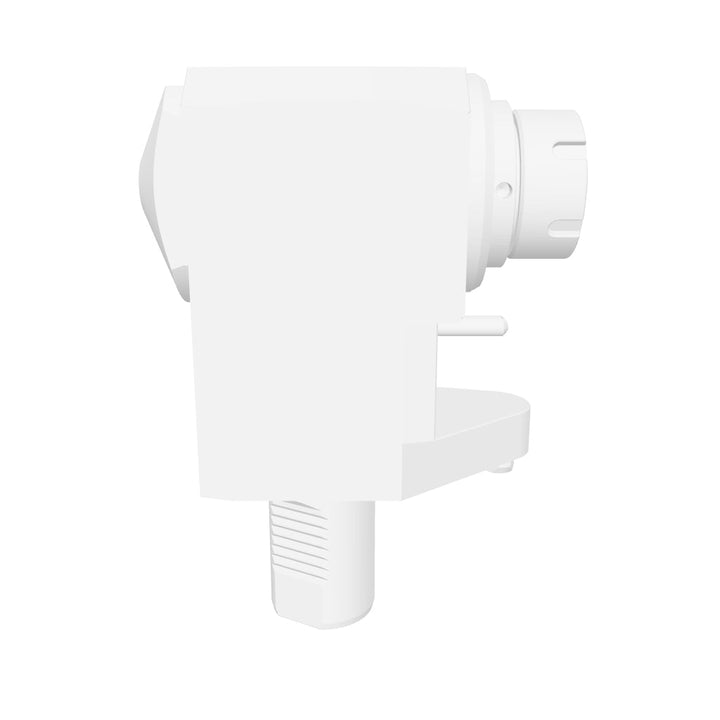 VDI 40, angled tool holder, flat coupling (~DIN 1809), without internal cooling