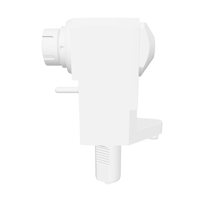 VDI 40, angled tool holder, flat coupling (~DIN 1809), with internal cooling