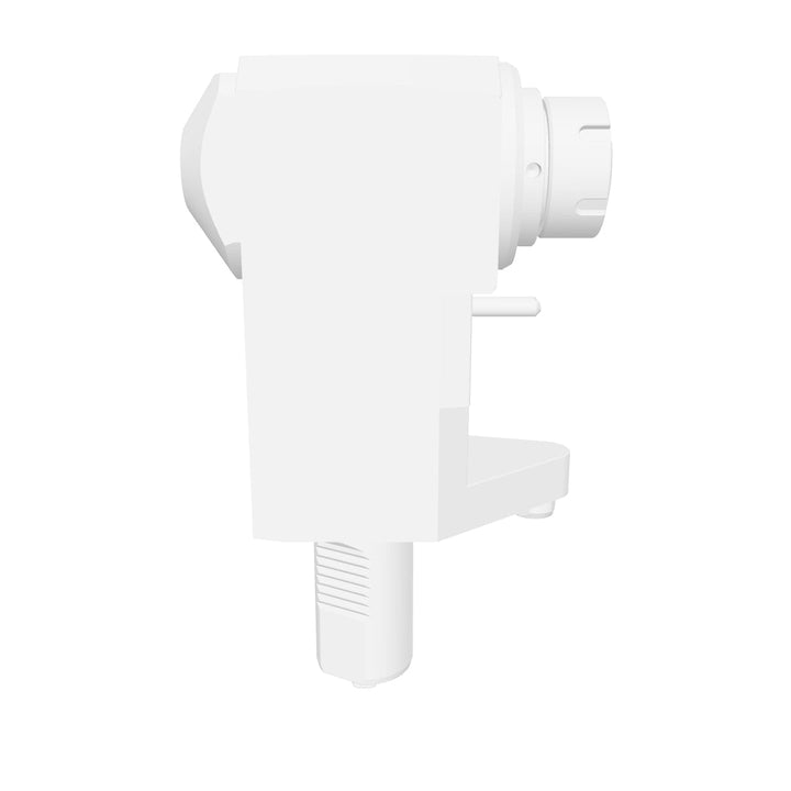 VDI 40, angled tool holder, flat coupling (~DIN 1809), with internal cooling